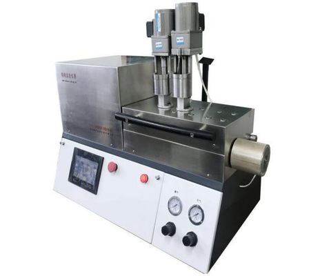 kopen Mini Lab Extruder with Co-rotating Conical Twin-screw 110V/220V and Temperature Range 0-300°C for Construction Materials online manufacture