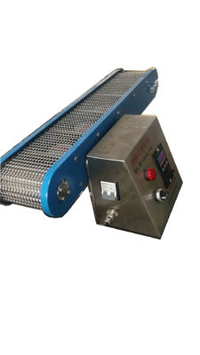 Roestvrij staaldraad Mesh Lab Air Cooled Conveyor 12m/Min