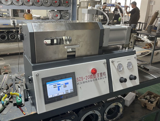 Extruder van de het Laboratorium de Tweelingschroef van 2.2KW 6kg/H voor Hoogte - moleculair Materiaal