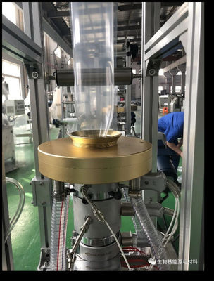 1.10kw PE pp de Film Blazende Machine Elektrisch Verwarmend Mini Blown Film Extruder van het HUISDIERENlaboratorium